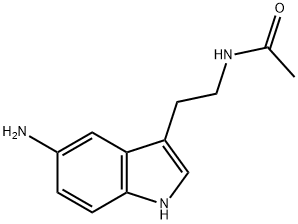 5-AMINO-N-ACETYLTRYPTAMINE Struktur