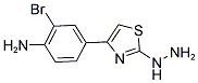 2-BROMO-4-(2-HYDRAZINO-THIAZOL-4-YL)-PHENYLAMINE Struktur