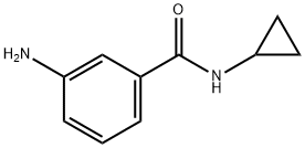 3-AMINO-N-CYCLOPROPYLBENZAMIDE Struktur