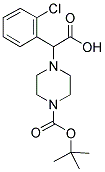 2-(4-BOC-PIPERAZINYL)-2-(2-CHLORO-PHENYL)ACETIC ACID Struktur