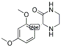 (R)-3-(2,4-DIMETHOXY-PHENYL)-PIPERAZIN-2-ONE Struktur