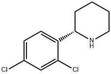 (S)-2-(2,4-DICHLOROPHENYL)PIPERIDINE Struktur