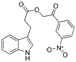 2-(3-NITROPHENYL)-2-OXOETHYL 3-(1H-INDOL-3-YL)PROPANOATE Struktur