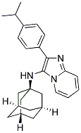 N-(1-ADAMANTYL)-2-(4-ISOPROPYLPHENYL)IMIDAZO[1,2-A]PYRIDIN-3-AMINE Struktur