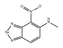 5-METHYLAMINO-4-NITRO-2,1,3-BENZOSELENADIAZOLE Struktur