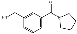 (3-AMINOMETHYL-PHENYL)-PYRROLIDIN-1-YL-METHANONE Struktur