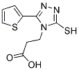 3-(3-MERCAPTO-5-THIEN-2-YL-4H-1,2,4-TRIAZOL-4-YL)PROPANOIC ACID Struktur