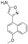 3-(4-METHOXY-NAPHTHALEN-1-YL)-ISOXAZOL-5-YLAMINE Struktur