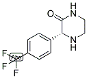 (R)-3-(4-TRIFLUOROMETHYL-PHENYL)-PIPERAZIN-2-ONE Struktur