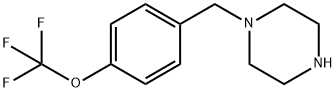 1-[4-(TRIFLUOROMETHOXY)BENZYL]PIPERAZINE Struktur