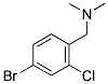 (4-BROMO-2-CHLORO-BENZYL)-DIMETHYL-AMINE Struktur