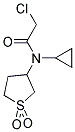 2-CHLORO-N-CYCLOPROPYL-N-(1,1-DIOXIDOTETRAHYDROTHIEN-3-YL)ACETAMIDE Struktur