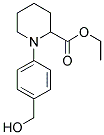 1-(4-HYDROXYMETHYL-PHENYL)-PIPERIDINE-2-CARBOXYLIC ACID ETHYL ESTER Struktur