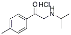 2-ISOPROPYLAMINO-4'-METHYLACETOPHENONE, HYDROCHLORIDE Struktur