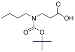 N-BOC-3-BUTYLAMINO-PROPIONIC ACID Struktur