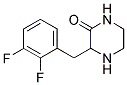 3-(2,3-DIFLUORO-BENZYL)-PIPERAZIN-2-ONE Struktur