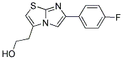 2-[6-(4-FLUORO-PHENYL)-IMIDAZO[2,1-B]THIAZOL-3-YL]-ETHANOL Struktur