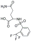 5-AMINO-5-OXO-2-([[2-(TRIFLUOROMETHYL)PHENYL]SULFONYL]AMINO)PENTANOIC ACID Struktur