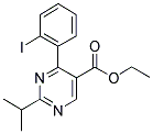 ETHYL-2-ISOPROPYL-4-(2-IODOPHENYL)-5-PYRIMIDINE CARBOXYLATE Struktur