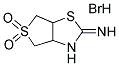 5,5-DIOXO-HEXAHYDRO-5LAMBDA6-THIENO[3,4-D]THIAZOL-2-YLIDENEAMINE HBR Struktur