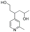 3-(2-METHYL-PYRIDIN-4-YL)-HEXANE-1,5-DIOL Struktur