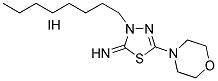 5-MORPHOLIN-4-YL-3-OCTYL-1,3,4-THIADIAZOL-2(3H)-IMINE HYDROIODIDE Struktur