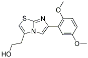 2-[6-(2,5-DIMETHOXY-PHENYL)-IMIDAZO[2,1-B]THIAZOL-3-YL]-ETHANOL Struktur