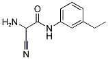 2-AMINO-2-CYANO-N-(3-ETHYL-PHENYL)-ACETAMIDE Struktur