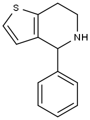 4-PHENYL-4,5,6,7-TETRAHYDROTHIENO[3,2-C]PYRIDINE Struktur