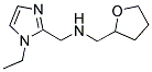 (1-ETHYL-1 H-IMIDAZOL-2-YLMETHYL)-(TETRAHYDRO-FURAN-2-YLMETHYL)-AMINE Struktur