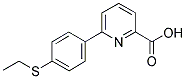 6-[4-(ETHYLTHIO)PHENYL]PYRIDINE-2-CARBOXYLIC ACID Struktur