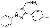 [3-(4-METHYLPHENYL)-1-PHENYL-1H-PYRAZOL-4-YL]METHYLAMINE Struktur