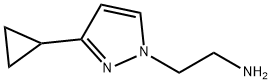 2-(3-CYCLOPROPYL-PYRAZOL-1-YL)-ETHYLAMINE Struktur