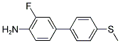 3-FLUORO-4'-(METHYLSULFANYL)[1,1'-BIPHENYL]-4-AMINE Struktur