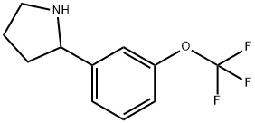 2-(3-TRIFLUOROMETHOXY-PHENYL)-PYRROLIDINE Struktur