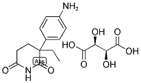 R-(+)-P-AMINOGLUTETHIMIDE TARTRATE SALT Struktur