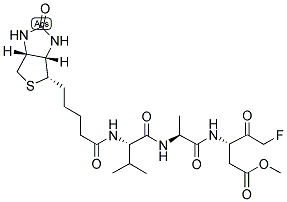 BIOTINYL-VAD(OME)-FLUOROMETHYLKETONE Struktur