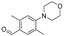 2,5-DIMETHYL-4-MORPHOLIN-4-YL-BENZALDEHYDE Struktur