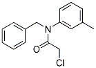 N-BENZYL-2-CHLORO-N-(3-METHYLPHENYL)ACETAMIDE Struktur