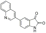 5-(3-QUINOLINYL)-1H-INDOLE-2,3-DIONE Struktur