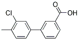 3'-CHLORO-4'-METHYLBIPHENYL-3-CARBOXYLIC ACID Struktur