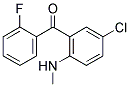 5-CHLORO-2'-FLUORO-2-METHYLAMINOBENZOPHENONE Struktur