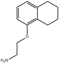 2-(5,6,7,8-TETRAHYDRO-1-NAPHTHALENYLOXY)-1-ETHANAMINE Struktur