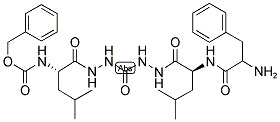 1-(N-BENZYLOXYCARBONYL-LEUCYL)-5-(PHENYLALANYL-LEUCYL)CARBOHYDRAZIDE Struktur