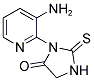 3-(3-AMINO-2-PYRIDINYL)-2-THIOXO-4-IMIDAZOLIDINONE Struktur