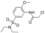 2-CHLORO-N-[5-[(DIETHYLAMINO)SULFONYL]-2-METHOXYPHENYL]ACETAMIDE Struktur