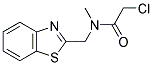 N-(1,3-BENZOTHIAZOL-2-YLMETHYL)-2-CHLORO-N-METHYLACETAMIDE Struktur