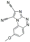 8-METHOXYIMIDAZO[2,1-C][1,2,4]BENZOTRIAZINE-1,2-DICARBONITRILE Struktur