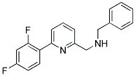 N-BENZYL-1-[6-(2,4-DIFLUOROPHENYL)PYRIDIN-2-YL]METHANAMINE Struktur