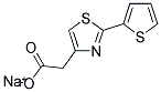 SODIUM (2-THIEN-2-YL-1,3-THIAZOL-4-YL)ACETATE Struktur